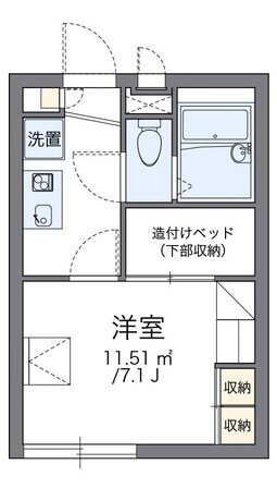 レオパレスＯＭＯＴＥIの物件間取画像